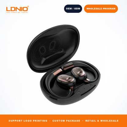 LDNIO T11 OWS Wireless Earbuds Bluetooth 5.4 IPX4 ENC 450mAh Case OEM ODM