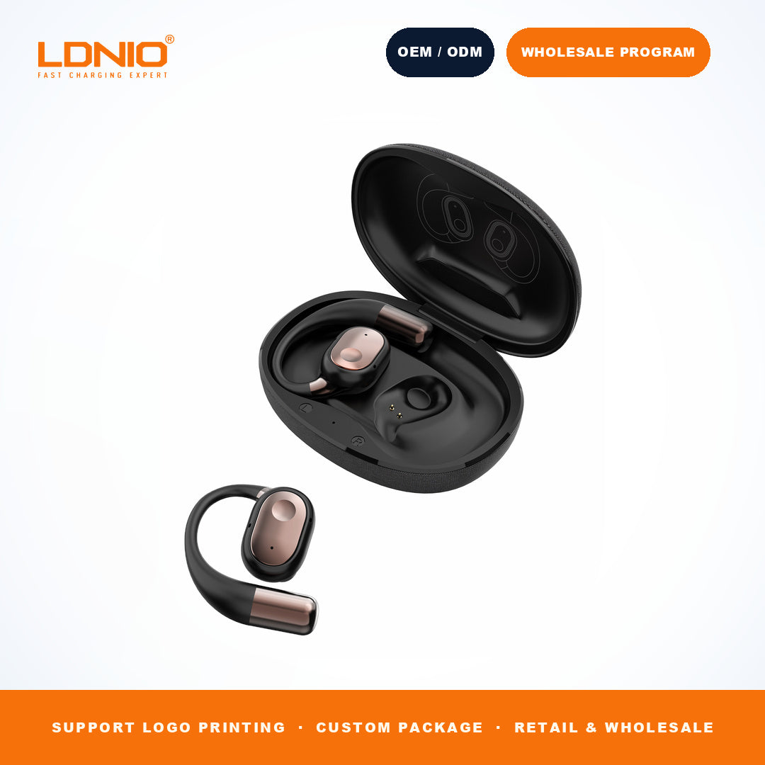 LDNIO T11 OWS Wireless Earbuds Bluetooth 5.4 IPX4 ENC 450mAh Case OEM ODM