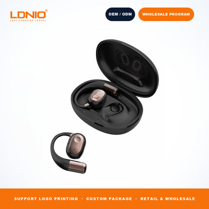 LDNIO T11 OWS Wireless Earbuds Bluetooth 5.4 IPX4 ENC 450mAh Case OEM ODM