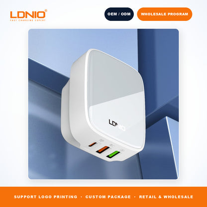 LDNIO Q334 32W 3 Ports Super Fast Charger