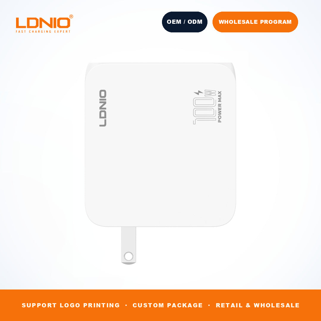 LDNIO Q8 MI 100W GaN Portable Travel Fast Charger