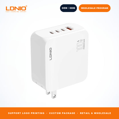 LDNIO Q8 MI 100W GaN Portable Travel Fast Charger