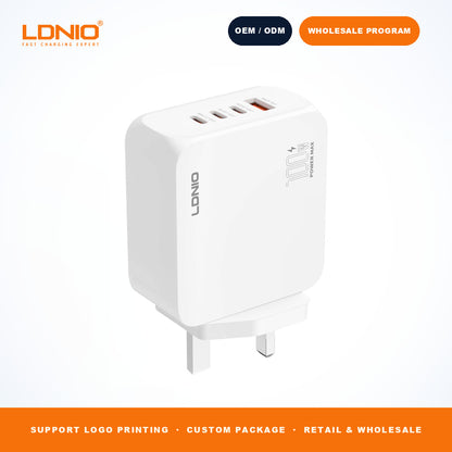 LDNIO Q8 MI 100W GaN Portable Travel Fast Charger
