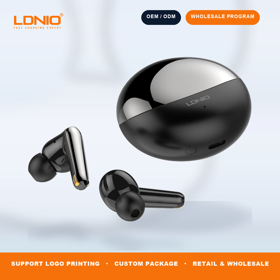 LDNIO T01 TWS Wireless Earbuds Bluetooth In-Ear Headphones with Charging Case OEM ODM