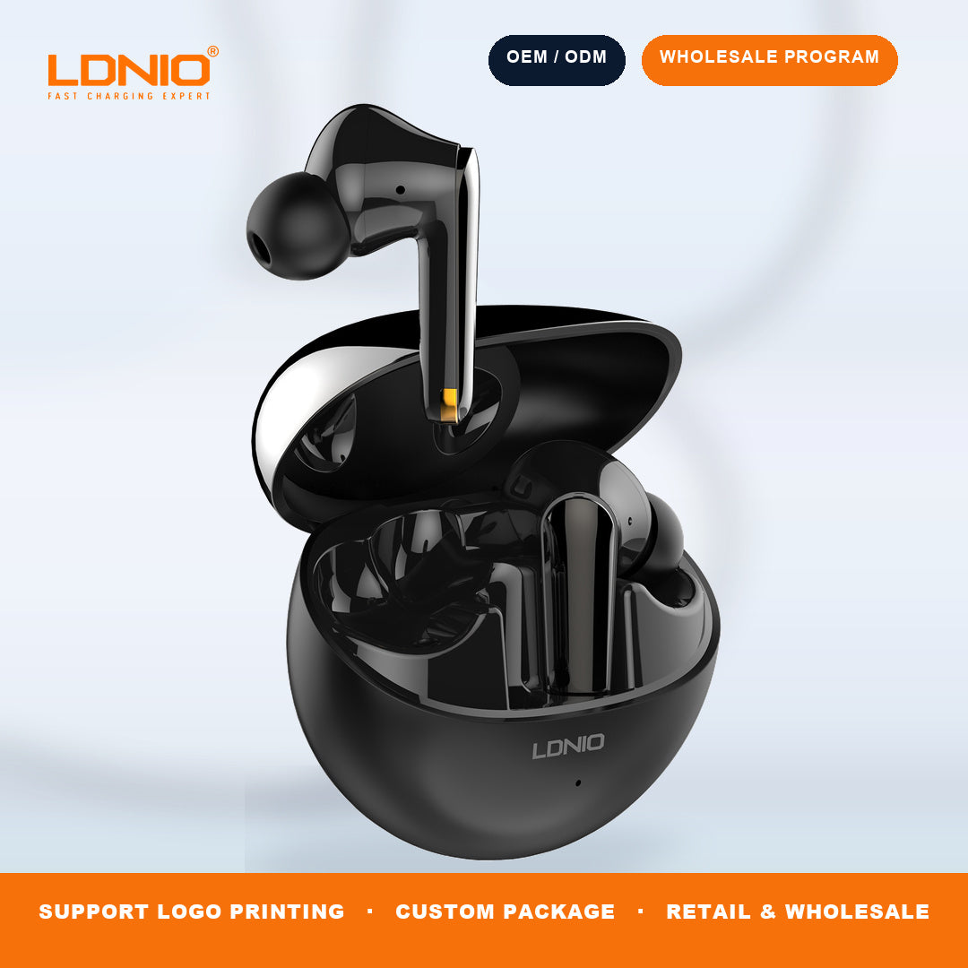 LDNIO T01 TWS Wireless Earbuds Bluetooth In-Ear Headphones with Charging Case OEM ODM
