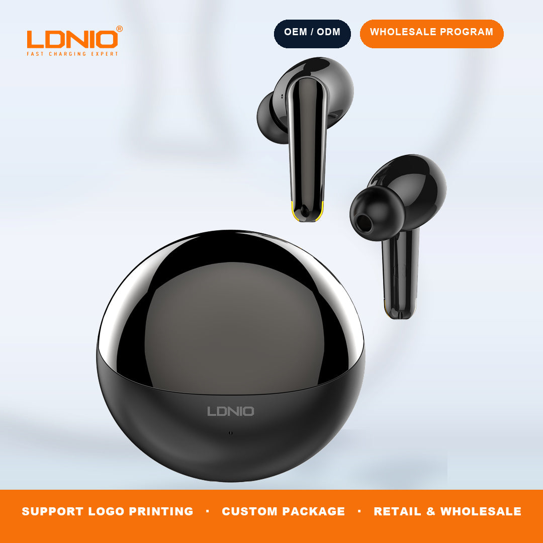 LDNIO T01 TWS Wireless Earbuds Bluetooth In-Ear Headphones with Charging Case OEM ODM